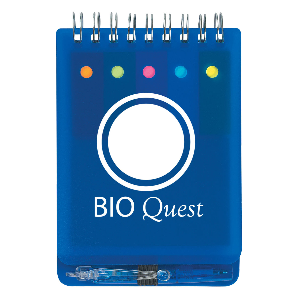 Spiral Jotter With Sticky Notes, Flags & Pen 1