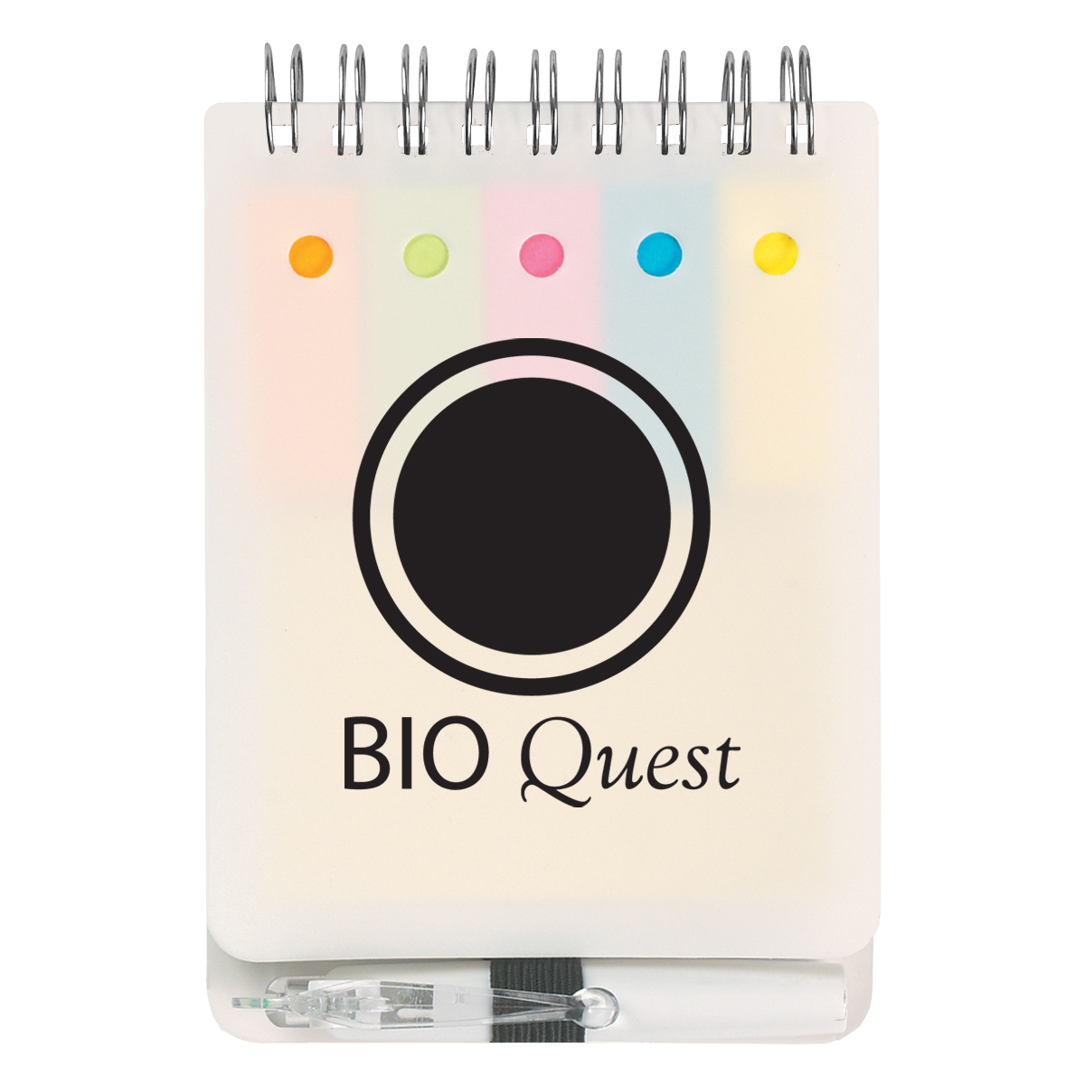 Spiral Jotter With Sticky Notes, Flags & Pen 1