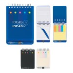Spiral Jotter With Sticky Notes, Flags & Pen 1 Spiral Jotter With Sticky Notes, Flags & Pen 1