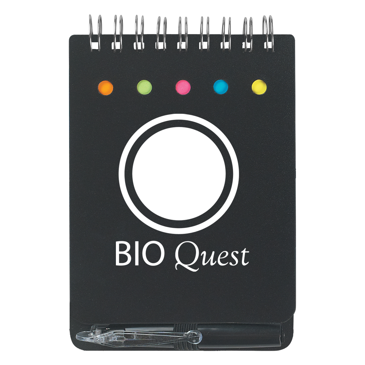 Spiral Jotter With Sticky Notes, Flags & Pen 1