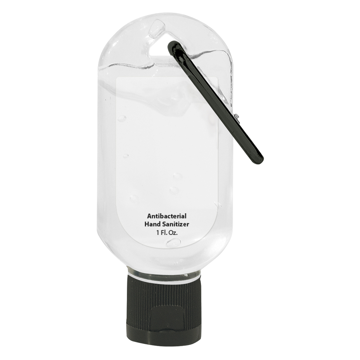 1 Oz. Hand Sanitizer With Carabiner 1