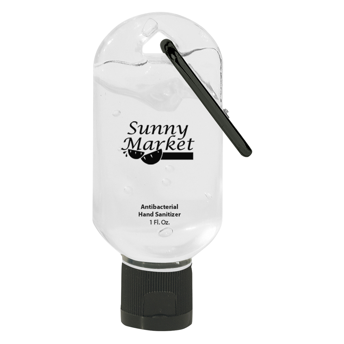 1 Oz. Hand Sanitizer With Carabiner 1
