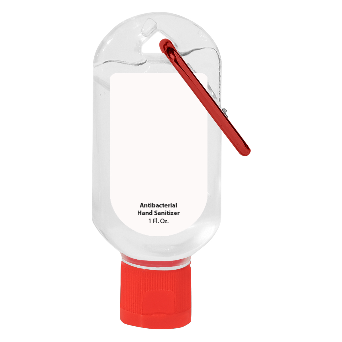 1 Oz. Hand Sanitizer With Carabiner 1