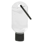 1 Oz. Hand Sanitizer With Carabiner - 9029 TRNBLK Clear Blank 1 Oz. Hand Sanitizer With Carabiner - 9029 TRNBLK Clear Blank