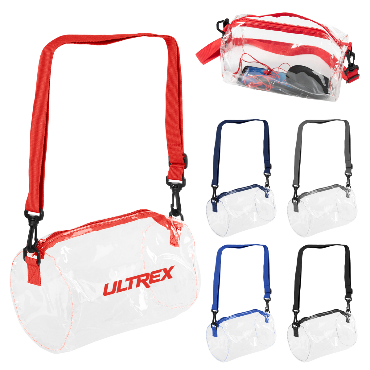 Seymour Clear Barrel Bag 1