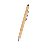 Bamboo Multi-function Tool Pen - 11993 BAMBOO Back Bamboo Multi-function Tool Pen - 11993 BAMBOO Back
