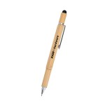 Bamboo Multi-function Tool Pen - 11993 BAMBOO Padprint Bamboo Multi-function Tool Pen - 11993 BAMBOO Padprint