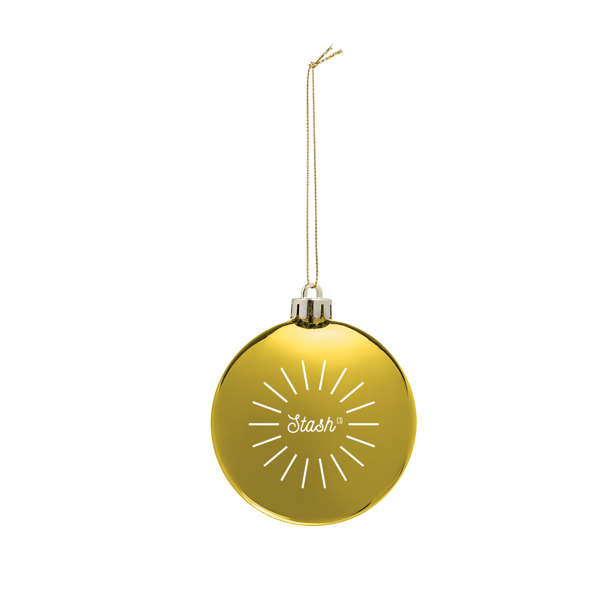 Chrome Round Disk Ornament 1