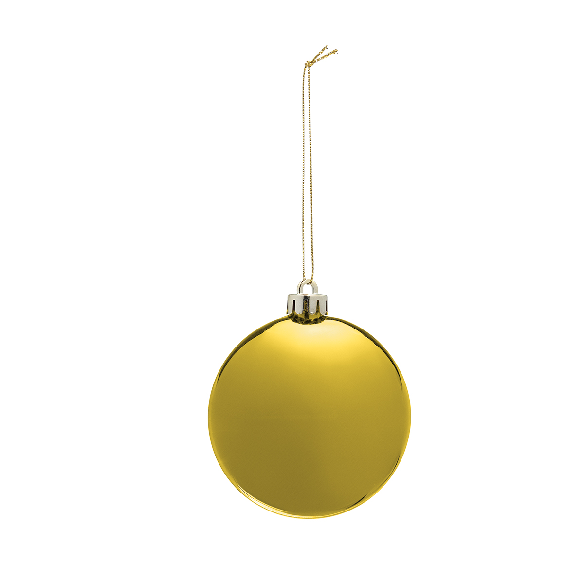 Chrome Round Disk Ornament 1
