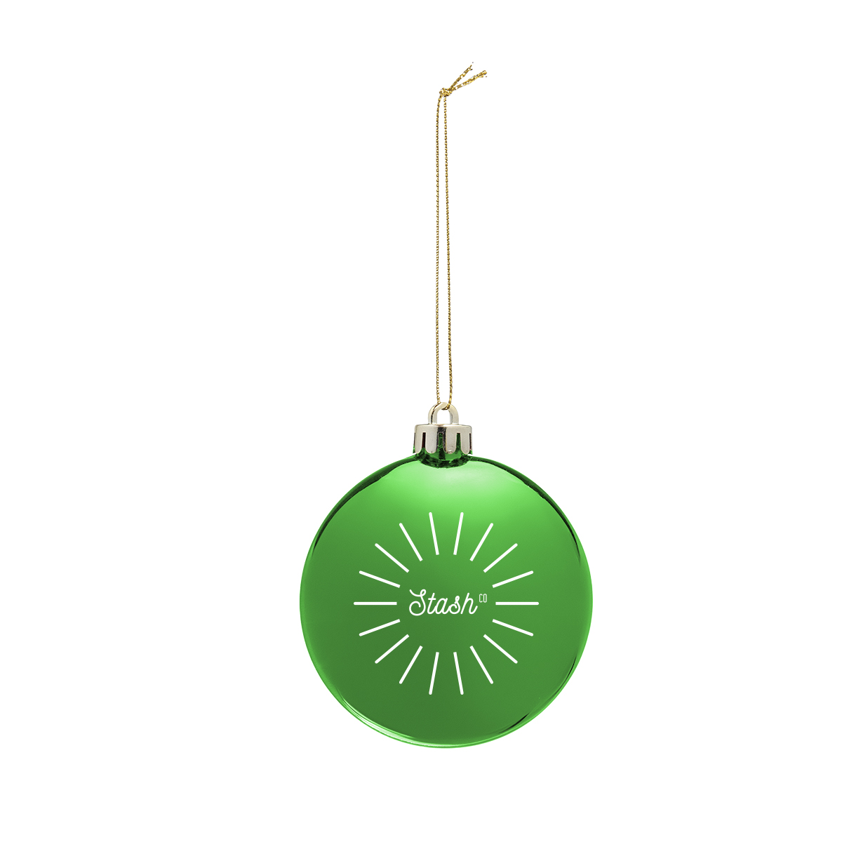 Chrome Round Disk Ornament 1