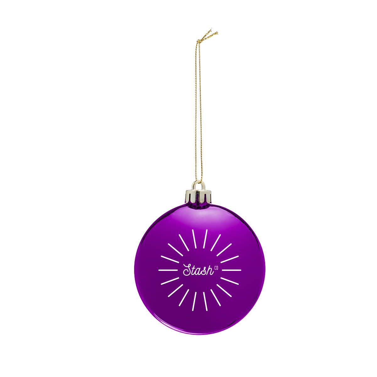 Chrome Round Disk Ornament 1