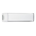 Ul Listed 2200 Mah Charge-it-up Power Bank 2.0 - 26502UL WHT Blank Ul Listed 2200 Mah Charge-it-up Power Bank 2.0 - 26502UL WHT Blank