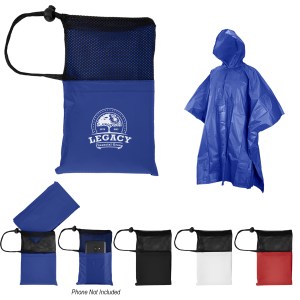 Peva Poncho With Drawstring Pouch 1 Peva Poncho With Drawstring Pouch 1