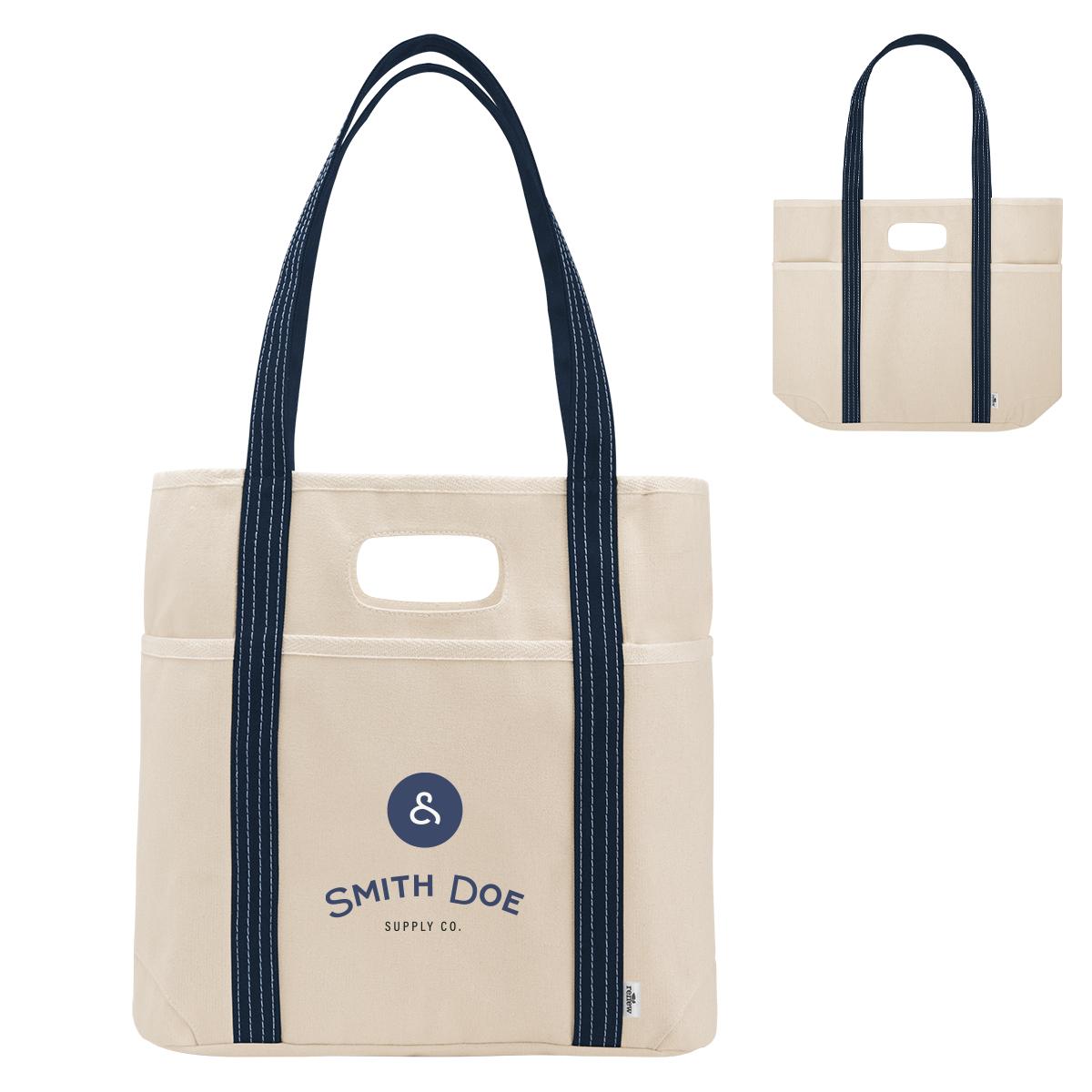 Farm Stand 14 Oz. Cotton Canvas Dual Handle Tote Bag 1