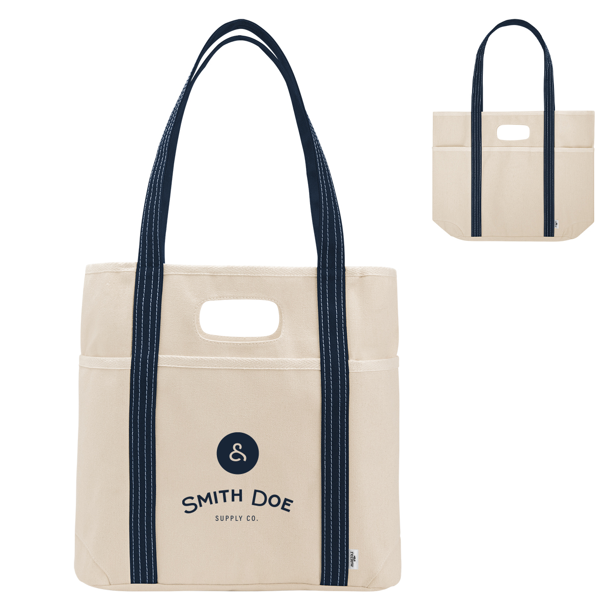 Farm Stand 14 Oz. Cotton Canvas Dual Handle Tote Bag 1