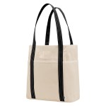 Farm Stand 14 Oz. Cotton Canvas Dual Handle Tote Bag - 3876 NATBLK Angle Farm Stand 14 Oz. Cotton Canvas Dual Handle Tote Bag - 3876 NATBLK Angle