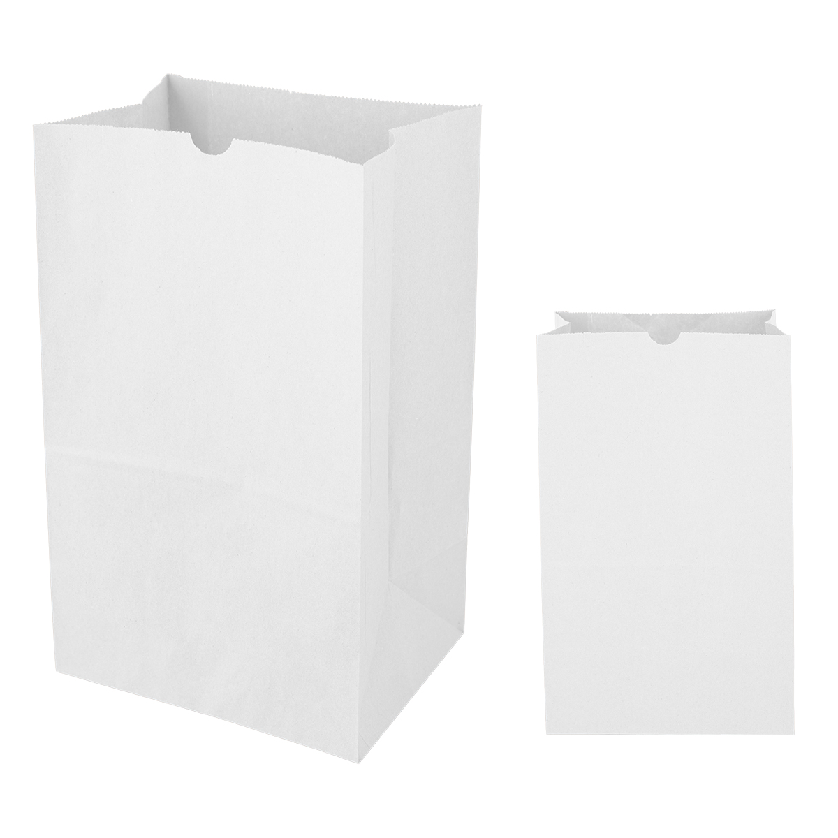 20# Short Sos Kraft Paper Bag - 8.25" X 13.62" 1