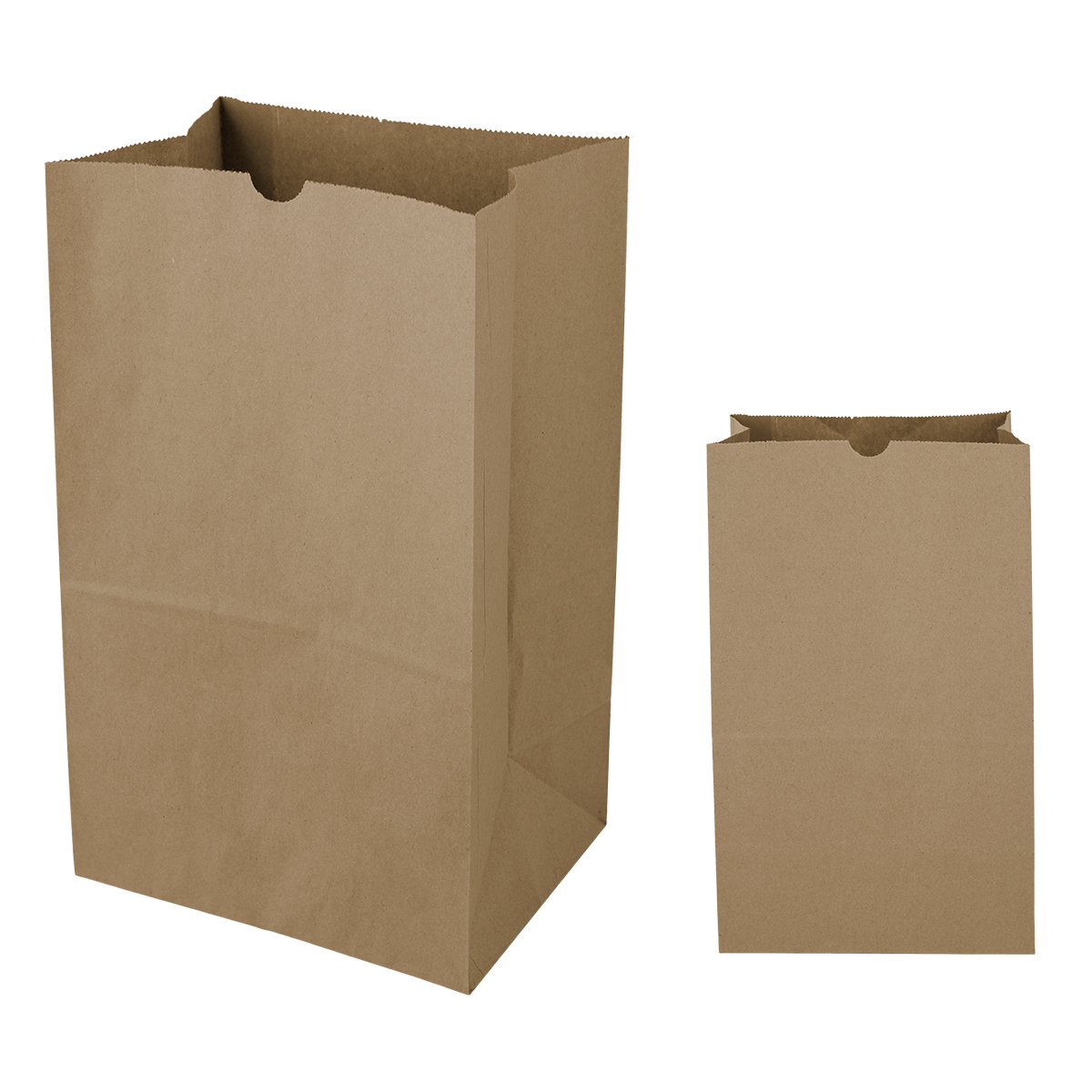 20# Short Sos Kraft Paper Bag - 8.25" X 13.62" 1