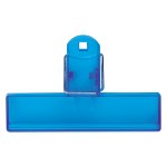 4" Bag Clip - 194 TRNBLU 4" Bag Clip - 194 TRNBLU