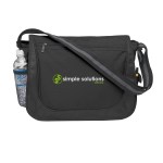 Messenger Bag With Matching Striped Handle - 3099 BLK Colorbrite Messenger Bag With Matching Striped Handle - 3099 BLK Colorbrite