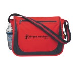 Messenger Bag With Matching Striped Handle - 3099 ROY Silkscreen Messenger Bag With Matching Striped Handle - 3099 ROY Silkscreen