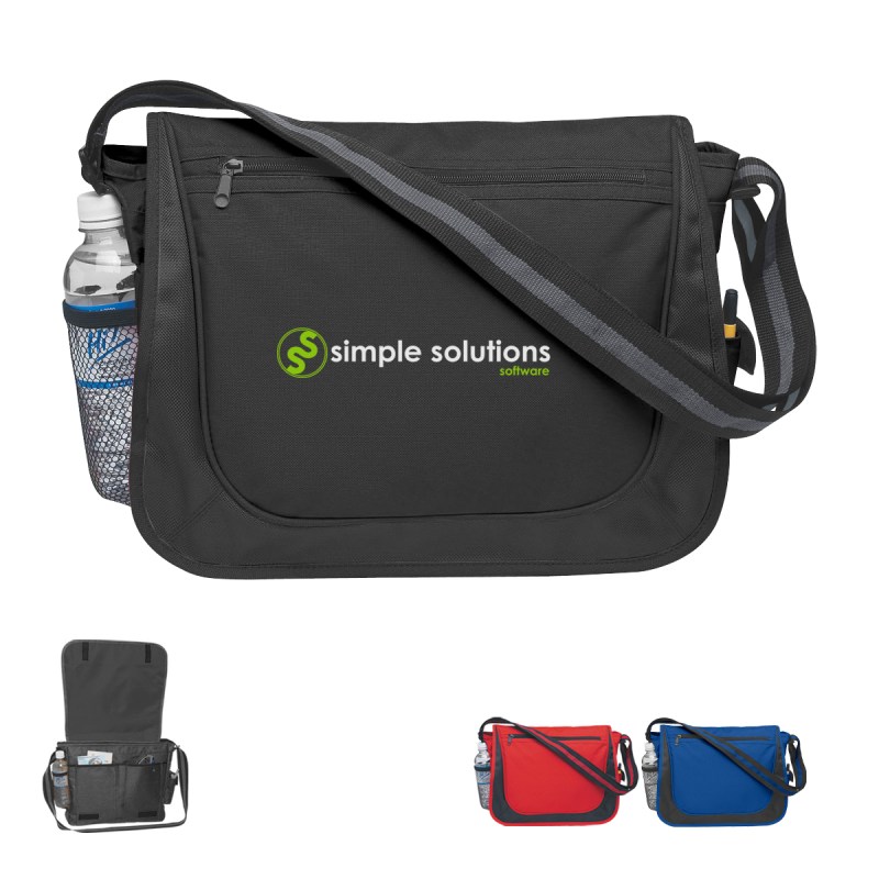 Messenger Bag With Matching Striped Handle 1 Messenger Bag With Matching Striped Handle 1