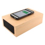 Bluesequoia Alarm Clock With Qi Charging Station And Wireless Speaker - 2888 LTEBRNWOOD Inuse Bluesequoia Alarm Clock With Qi Charging Station And Wireless Speaker - 2888 LTEBRNWOOD Inuse