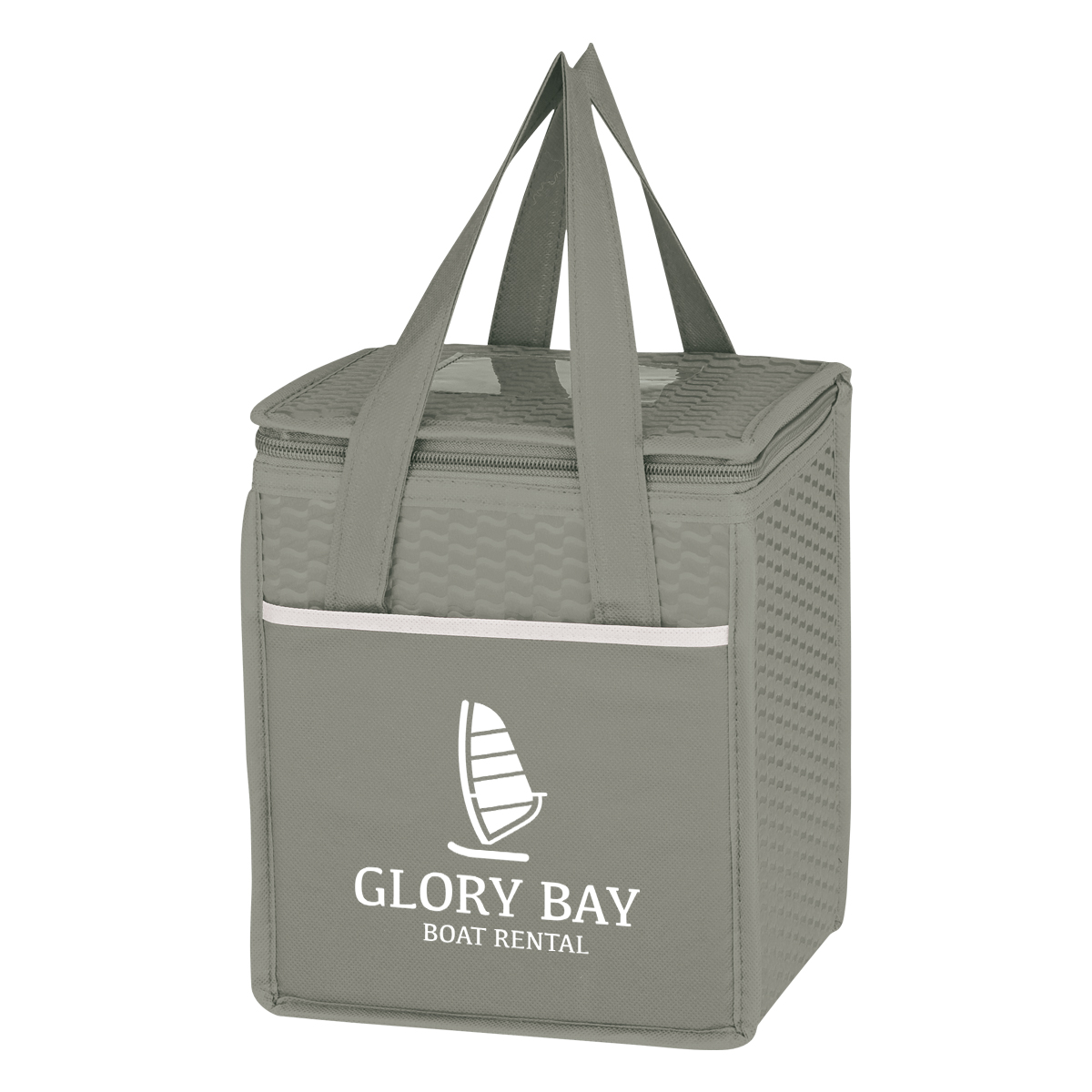 Non-woven Wave Design Kooler Lunch Bag 1