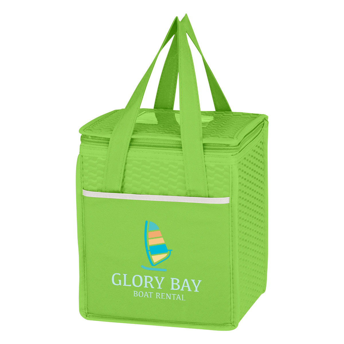 Non-woven Wave Design Kooler Lunch Bag 1