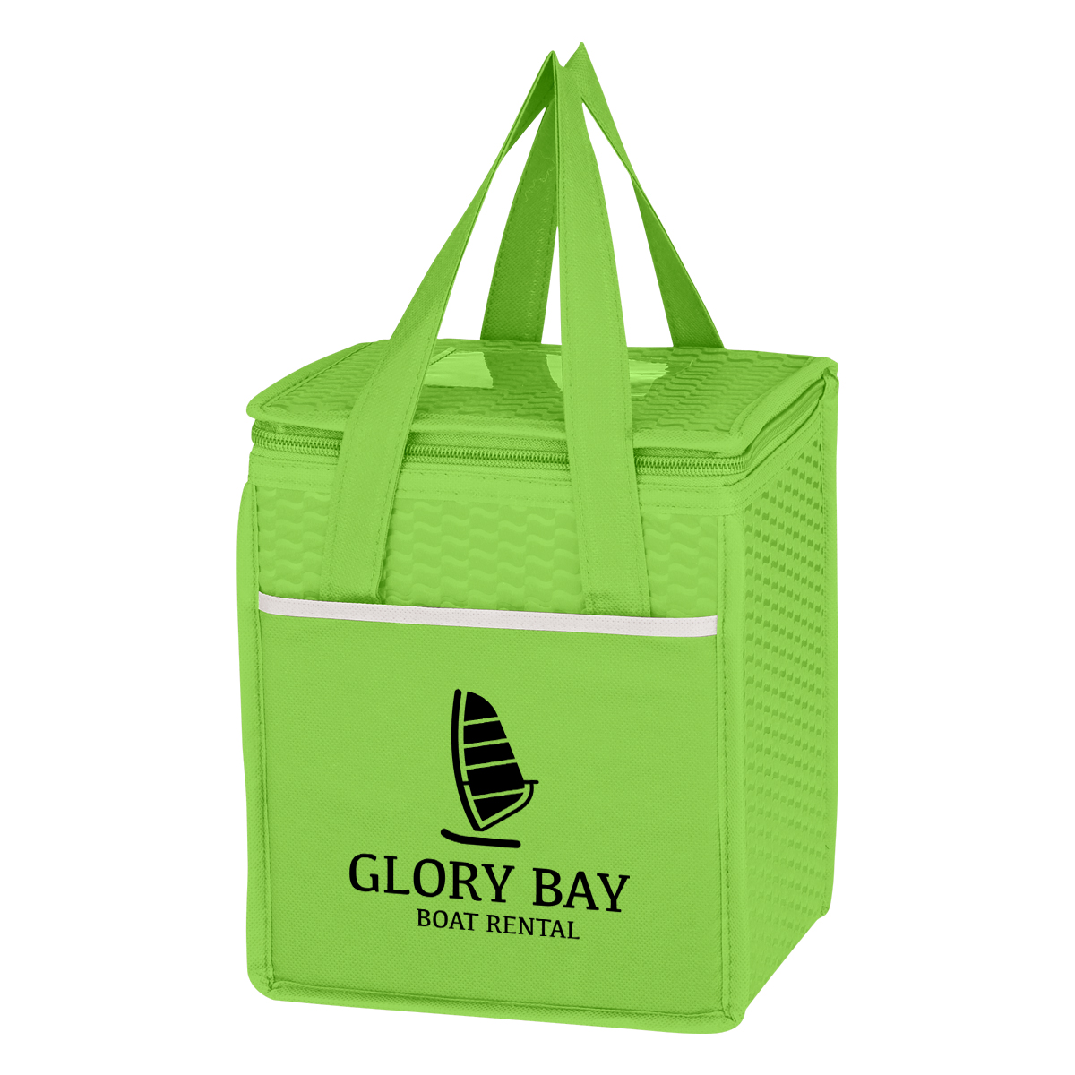 Non-woven Wave Design Kooler Lunch Bag 1