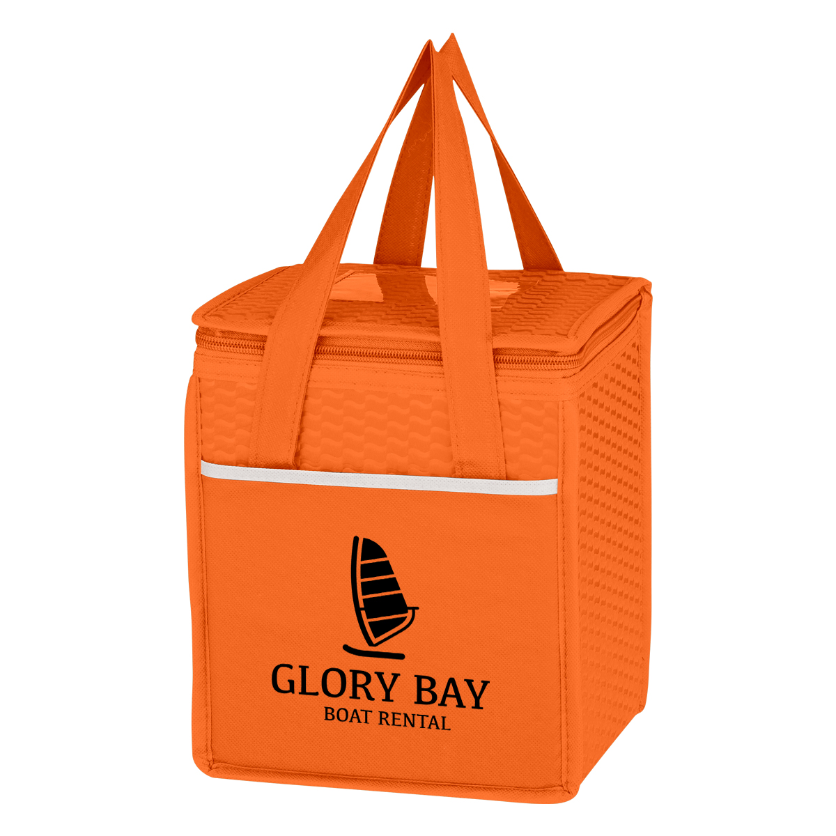 Non-woven Wave Design Kooler Lunch Bag 1