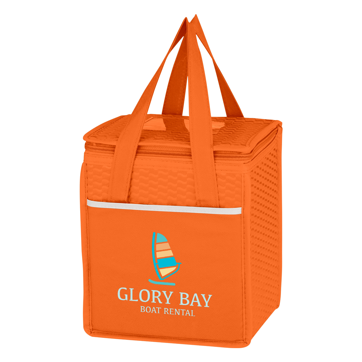 Non-woven Wave Design Kooler Lunch Bag 1