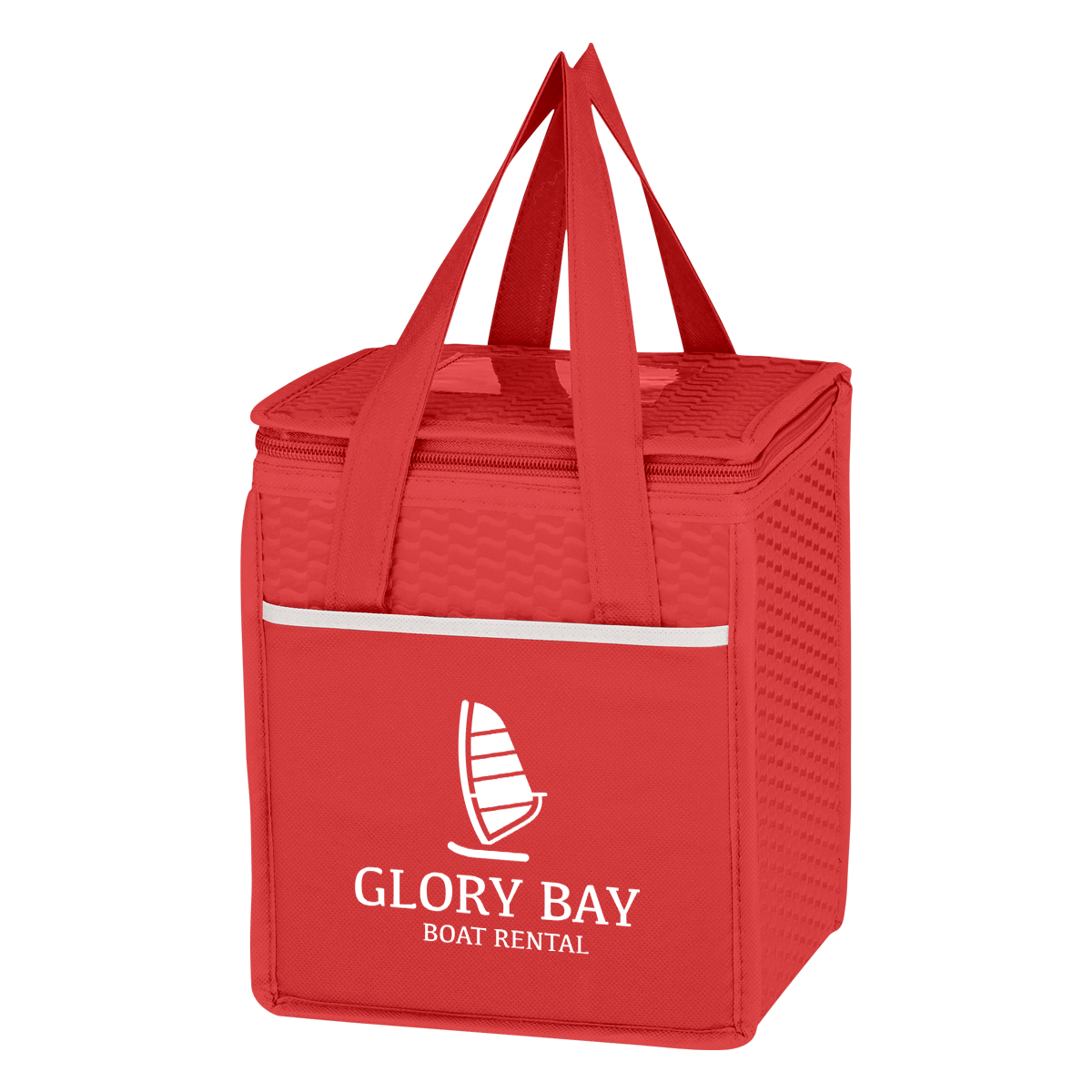 Non-woven Wave Design Kooler Lunch Bag 1