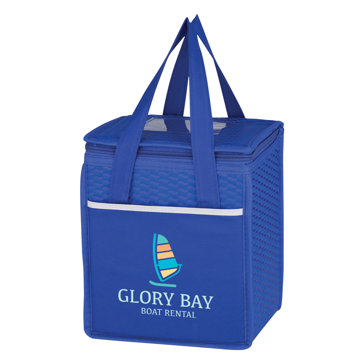 Non-woven Wave Design Kooler Lunch Bag 1