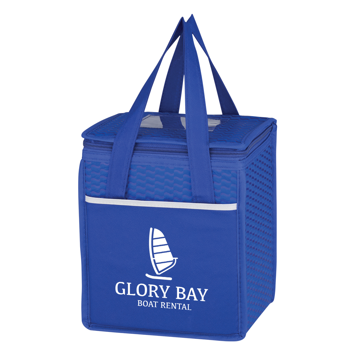 Non-woven Wave Design Kooler Lunch Bag 1