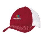 District® Mesh Back Cap - DT607 armywhite Embroidery District® Mesh Back Cap - DT607 armywhite Embroidery