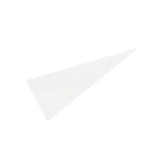 8" X 18" Pennant - 7747 WHT 8" X 18" Pennant - 7747 WHT