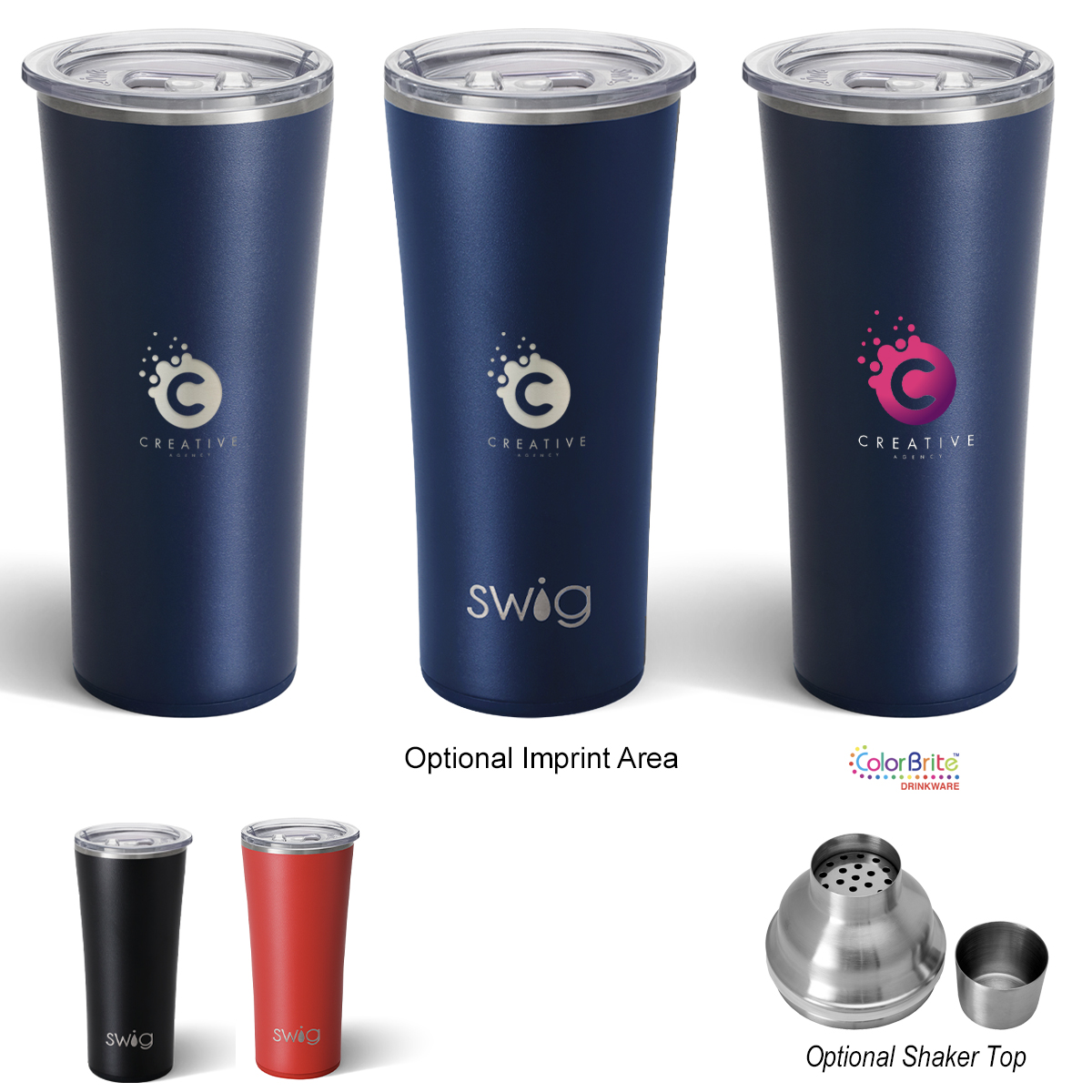 22 Oz. Swig Life Stainless Steel Tumbler 1