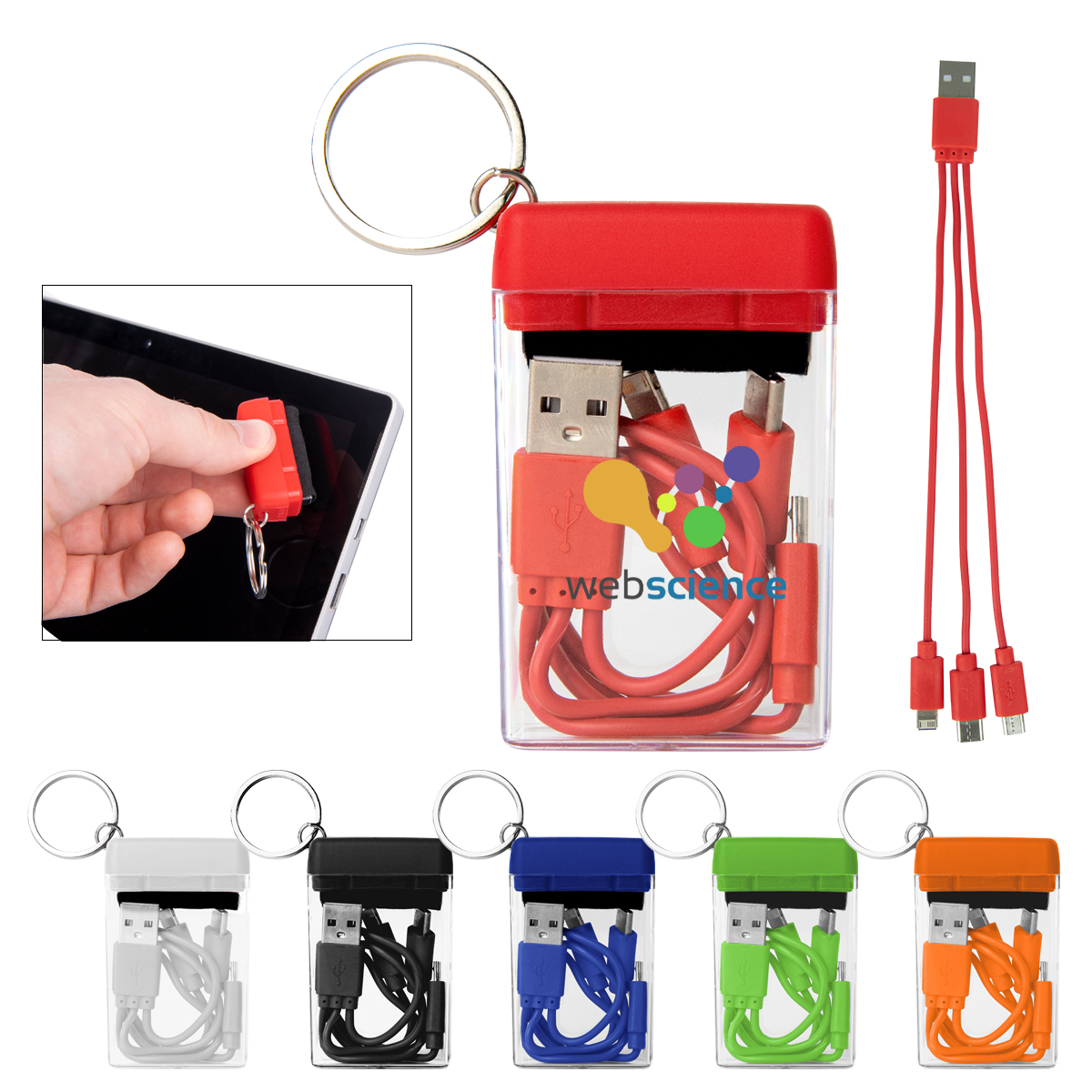 4-in-1 Charging Cable & Screen Cleaner Set 1