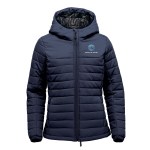 Stormtech Nautilus Women's Quilted Hoody - QXH1W Navy Embroidery Stormtech Nautilus Women's Quilted Hoody - QXH1W Navy Embroidery