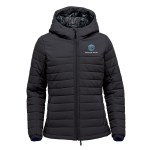 Stormtech Nautilus Women's Quilted Hoody - QXH1W Black Embroidery Stormtech Nautilus Women's Quilted Hoody - QXH1W Black Embroidery