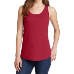 Port & Company® Ladies Core Cotton Tank Top - LPC54TT red Port & Company® Ladies Core Cotton Tank Top - LPC54TT red