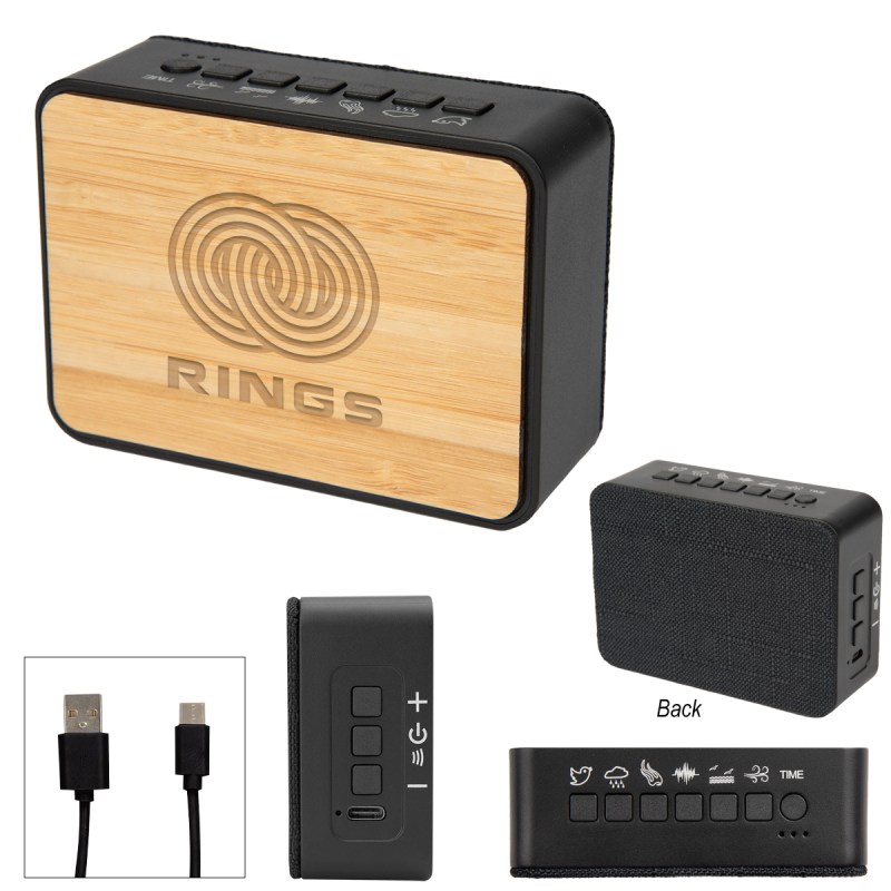 Sound Asleep Bamboo White Noise Machine & Speaker 2.0 1 Sound Asleep Bamboo White Noise Machine & Speaker 2.0 1