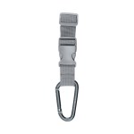 Adjustable Buckle Strap With Carabiner - 20110 BLK Back Adjustable Buckle Strap With Carabiner - 20110 BLK Back