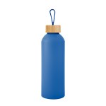 25 Oz. Blaire Recycled Aluminum Bottle With Bamboo Lid And Carry Handle - 50251 BLU Blank 25 Oz. Blaire Recycled Aluminum Bottle With Bamboo Lid And Carry Handle - 50251 BLU Blank