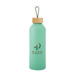 25 Oz. Blaire Recycled Aluminum Bottle With Bamboo Lid And Carry Handle - 50251 JAD Colorbrite 25 Oz. Blaire Recycled Aluminum Bottle With Bamboo Lid And Carry Handle - 50251 JAD Colorbrite