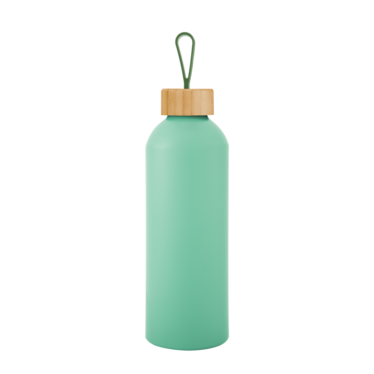 25 Oz. Blaire Recycled Aluminum Bottle With Bamboo Lid And Carry Handle 1