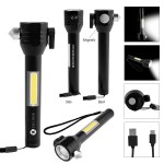 Safety Tool With Rechargeable Cob Flashlight 2.0 1 Safety Tool With Rechargeable Cob Flashlight 2.0 1