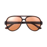 Rubberized Recycled Frame Aviator Sunglasses - 8299 TORTOISE Front Rubberized Recycled Frame Aviator Sunglasses - 8299 TORTOISE Front