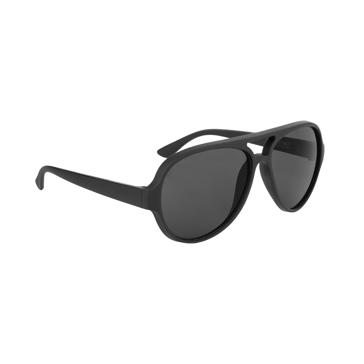 Rubberized Recycled Frame Aviator Sunglasses 1